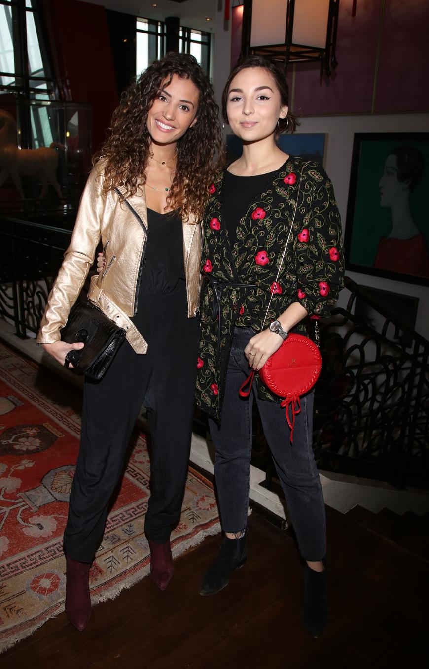 Die GZSZ-Stars Nadine Menz und Avalina Boateng beim Thomas Sabo Press Cocktail