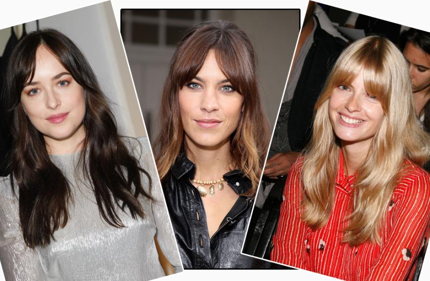 Sie alle setzen auf diese Trend-Frisur: Curtain Bangs!
