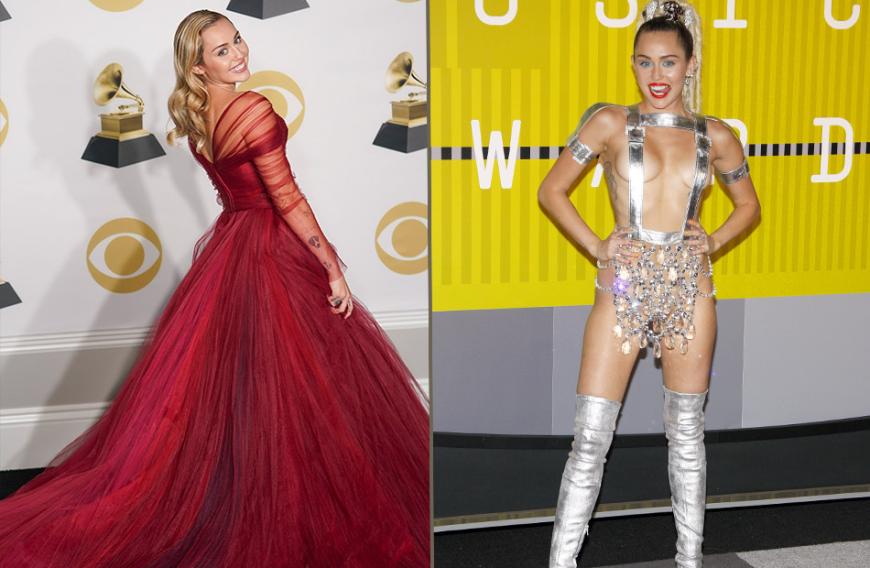 Dürfen wir vorstellen: Links Miley Cyrus heute und rechts die Miley vor 3 Jahren! In den letzten Jahren hat die Sängerin nämlich eine Komplettveränderung durchgeführt. Doch heute ist schluss mit provokanten Outfits und Skandalauftritten.