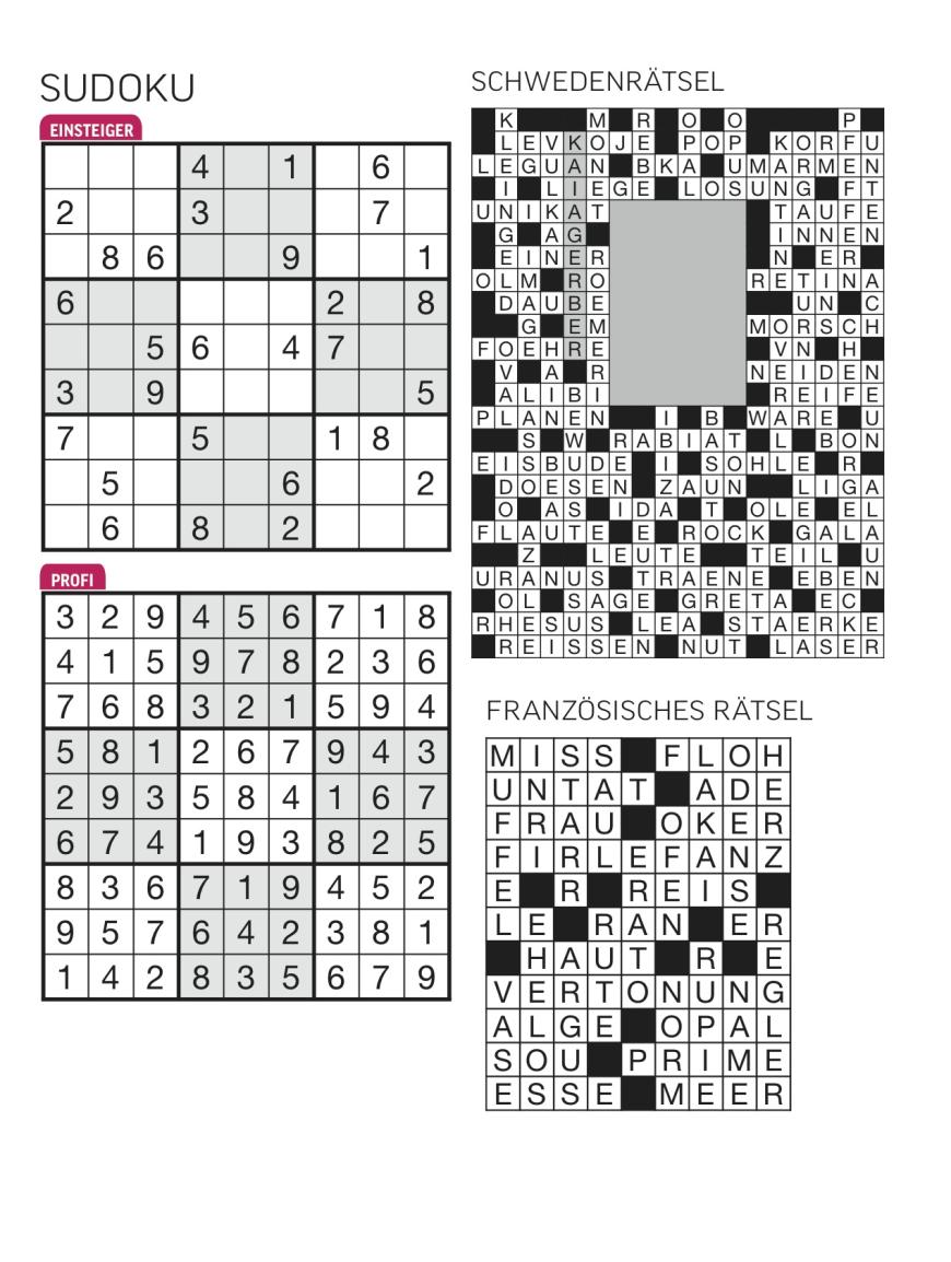 Sudoku- und Rätselauflösung ab Magazin 01/2015 - Bild 29