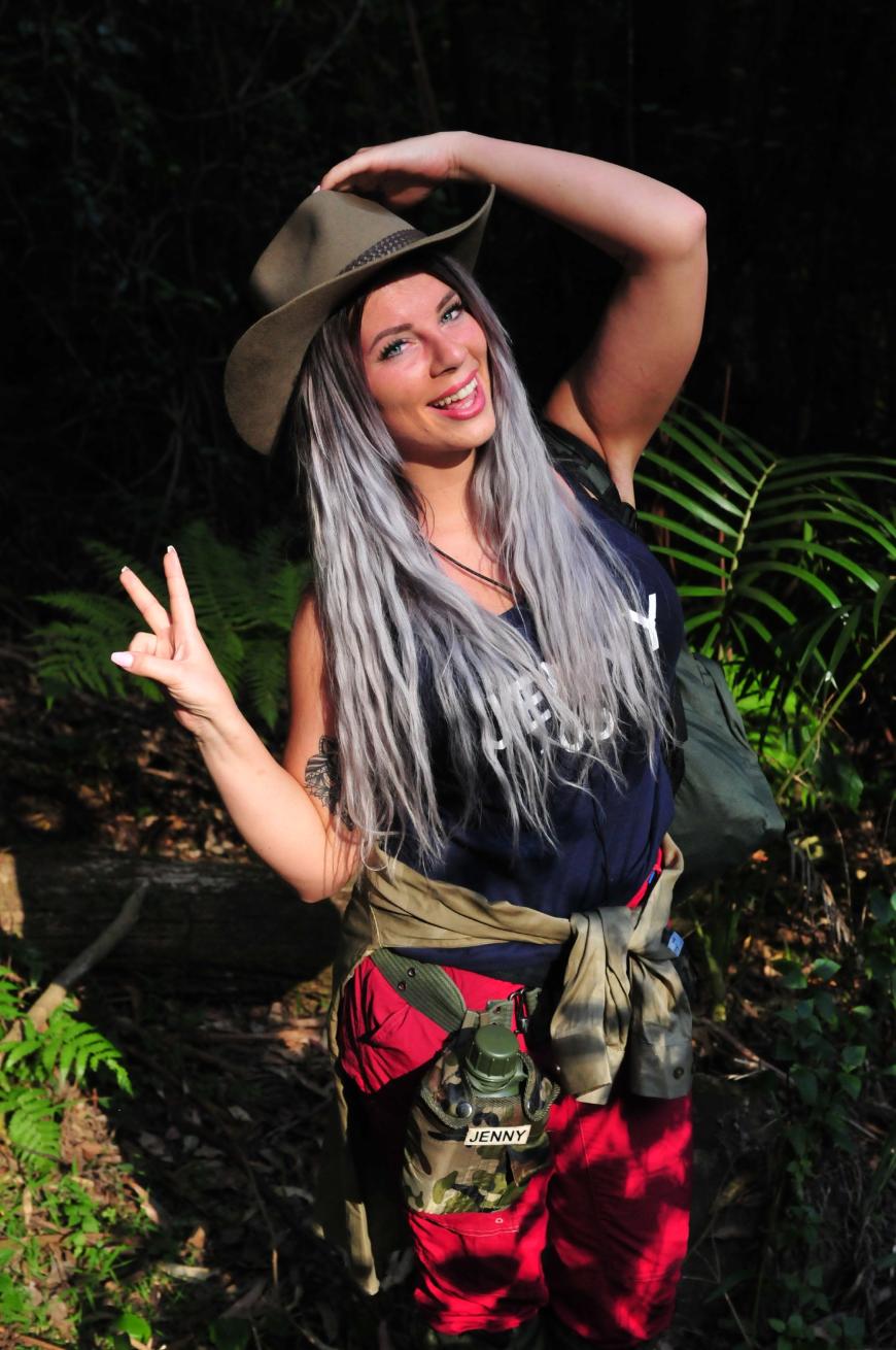 So sehen Sieger aus: Jenny Frankhauser gewinnt das Dschungelcamp 2018.