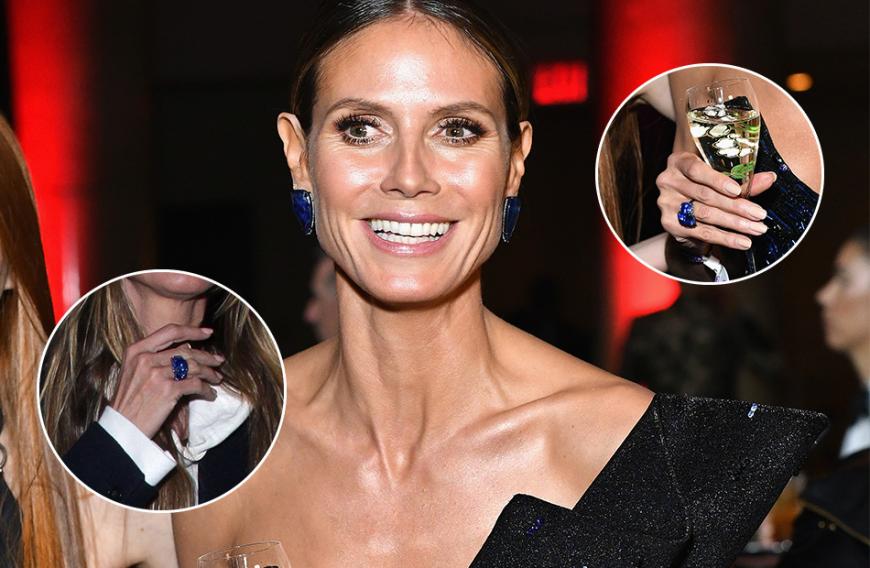 Heidi Klum trug in den vergangenen Tagen einen verdächtigen Ring am Finger. Stammt der etwa von ihrem On-/Off-Freund Vito Schnabel?