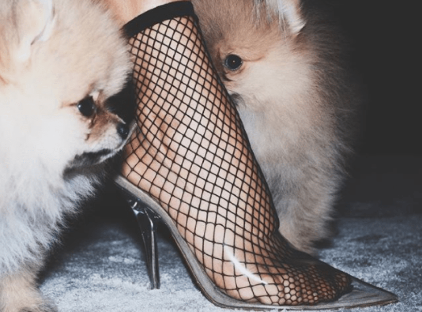 Kim Kardahsian trägt schon lange durchsichtige Schuhe.
