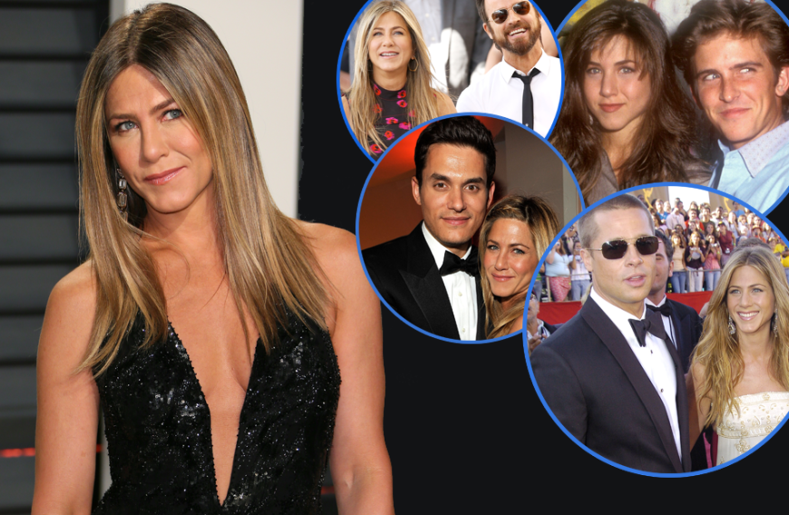 Jennifer Aniston und einige ihrer Ex-Lover und -Ehemänner. Fakt ist: Jen steht auf Bad Boys und Set-Kollegen. Wird ihr das jedes Mal zum Verhängnis?