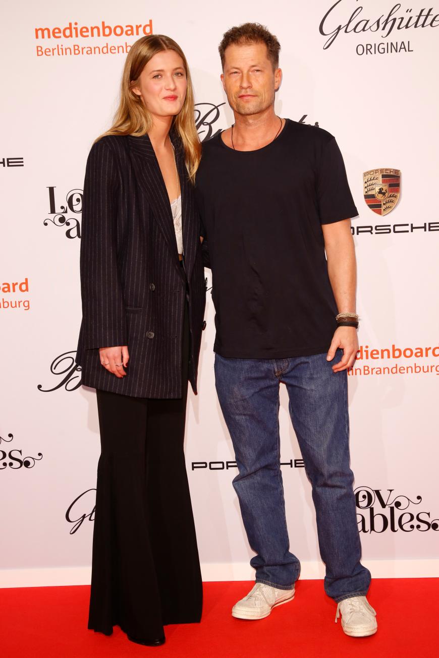 Til Schweiger kam mit Tochter Lilli ...