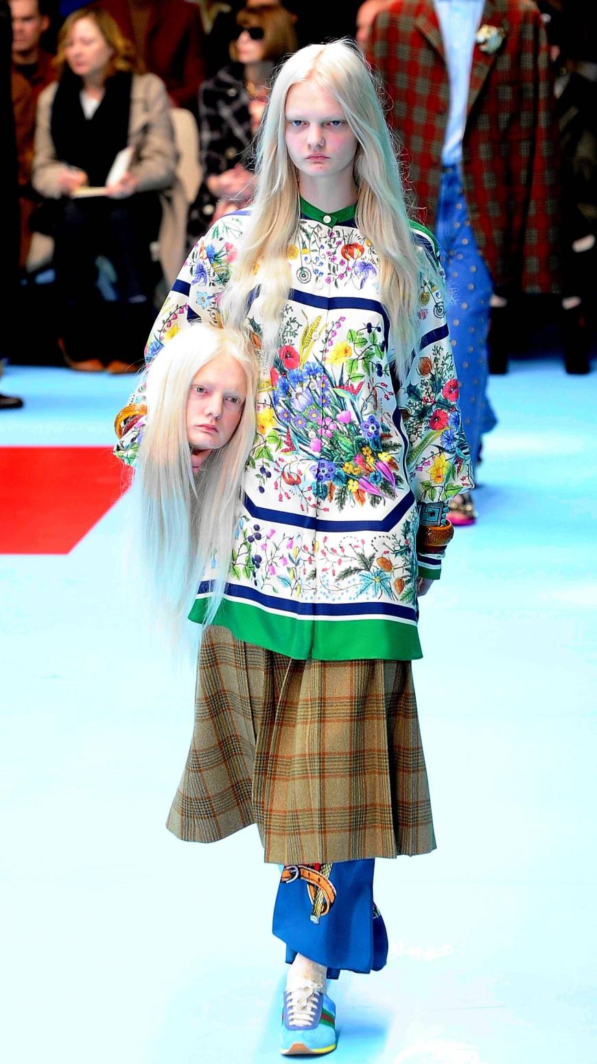 Fashion mal anders: Gucci schockt bei der Fashion Week in Mailand mit einer zieeeemlich skurrilen Show