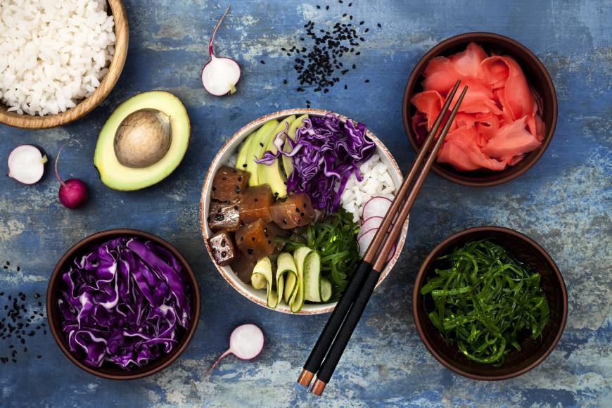 Ein Food-Trend: köstliche Poke-Bowl