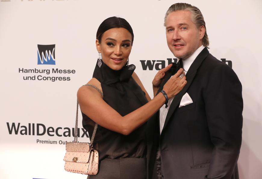 Mit von der Partie: TV-Star Verona Pooth mit ihrem Ehemann Franjo Pooth.