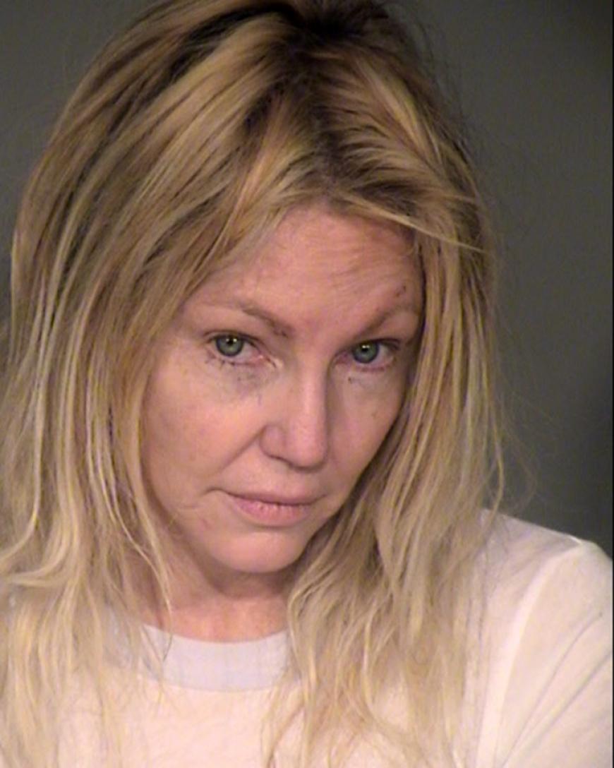 Total am Ende und kaum wiederzuerkennen: Schauspielerin Heather Locklear auf ihrem neuesten Polizeifoto.