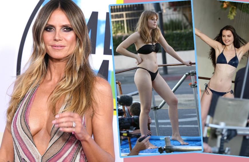 Dünn gegen kurvig! Heidi Klum (89-65-92) befeuert den Zicken-Zoff zusätzlich. Gezielt oder unbewusst?