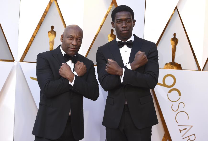 Filmregisseur John Singleton und Schauspieler Damson Idris