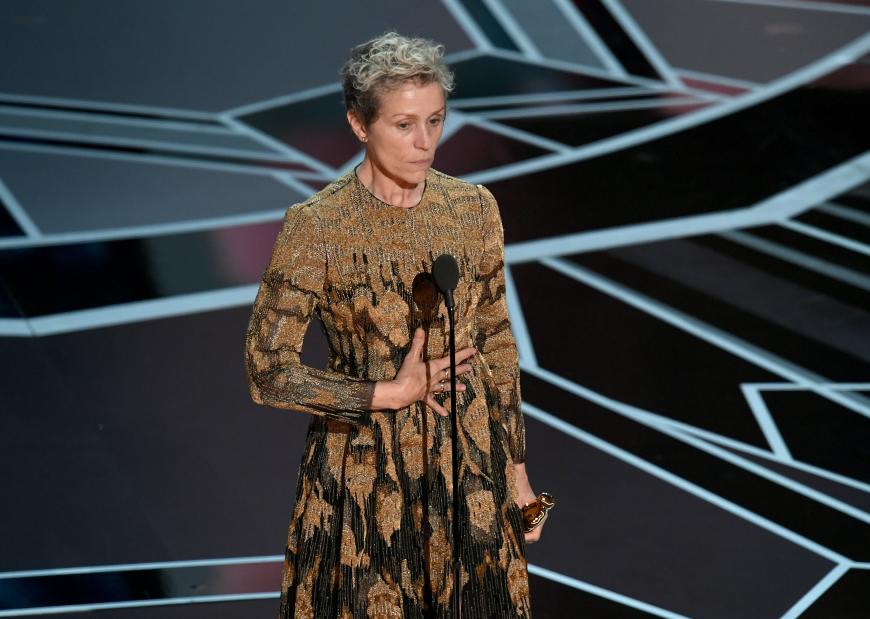 Frances McDowand gewann den Oscar als „Beste Hauptdarstellerin“ und sorgte mit ihrer Dankesrede für den emotionalsten Moment bei der 90. Preisverleihung in Los Angeles.