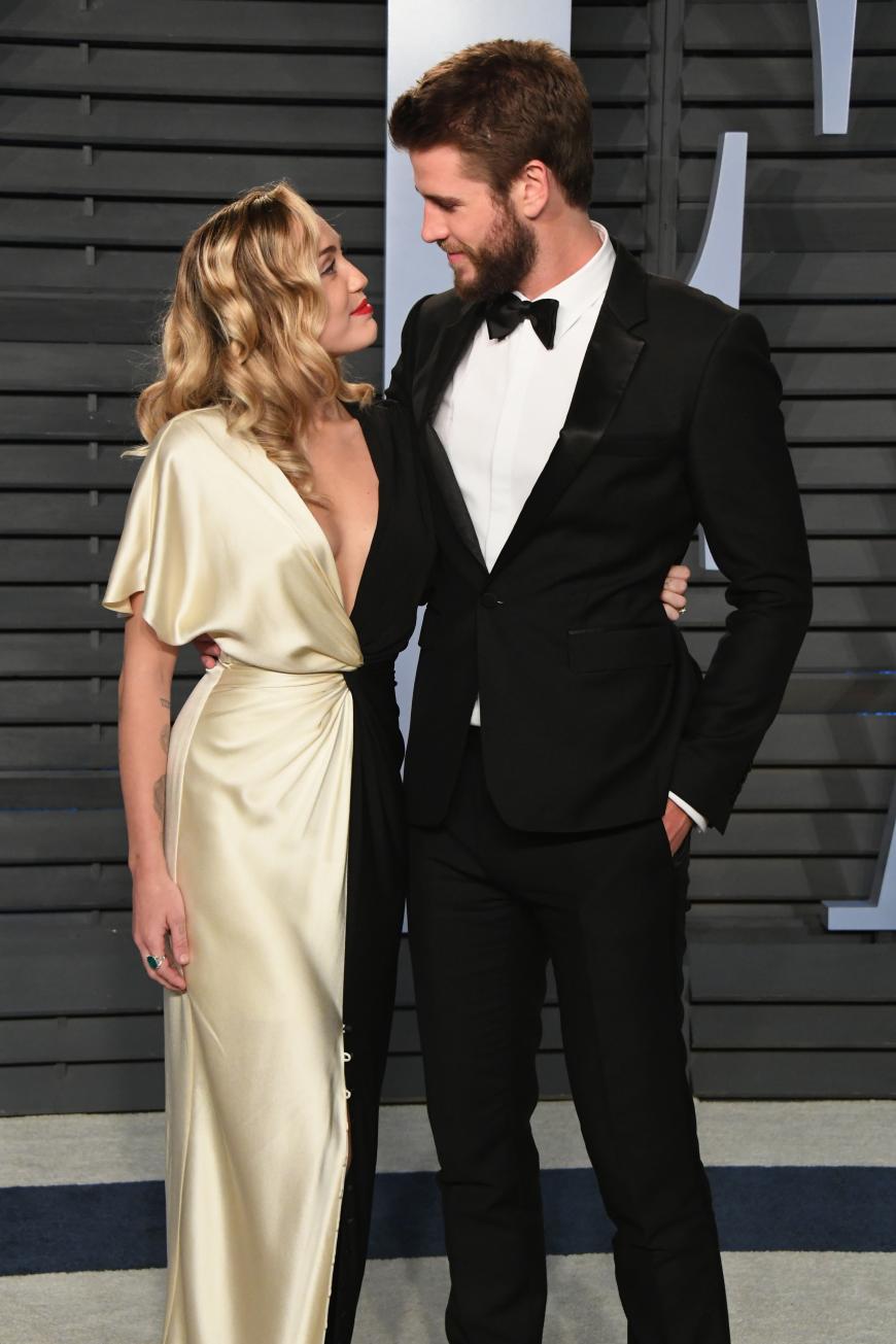Supersweet: Miley Cyrus und Liam Hemsworth schwer verliebt bei den Oscars 2018
