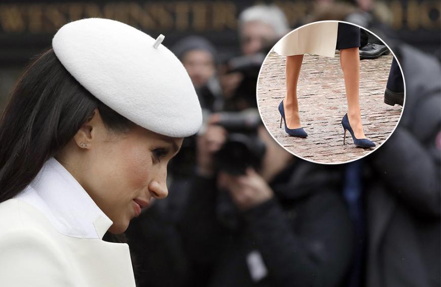 Für ihre schmalen Waden wird Meghan Markle von Internet-Nutzern heftig kritisiert.