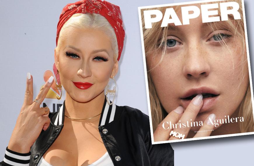 Kaum zu glauben, aber wahr: Das ist beides Christina Aguilera. Für das