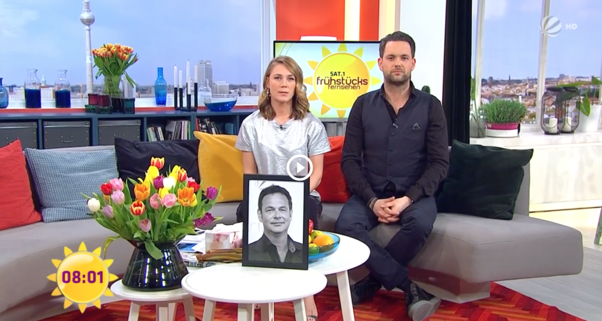 Trauer beim Sat.1-Frühstücksfernsehen: Alina Merkau und Matthias Killing widmeten die heutige Sendung Martin Haas.