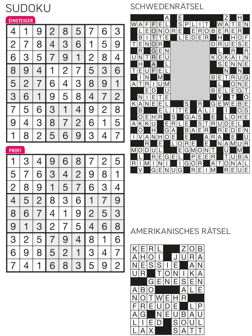 Sudoku- und Rätselauflösung ab Magazin 01/2015 - Bild 20