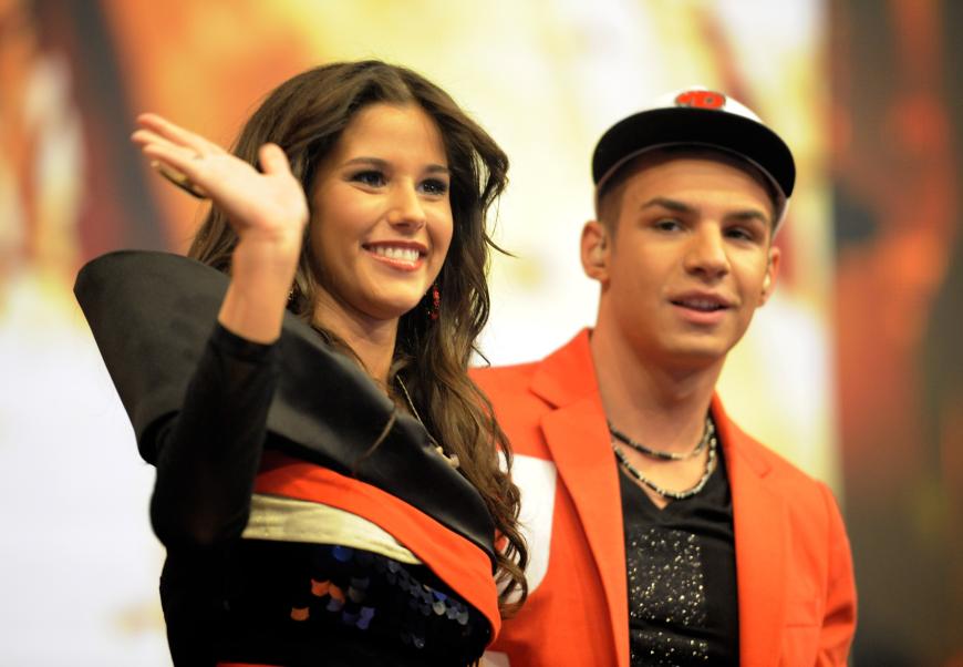 Sarah und Pietro Lombardi beim DSDS-Finale 2011