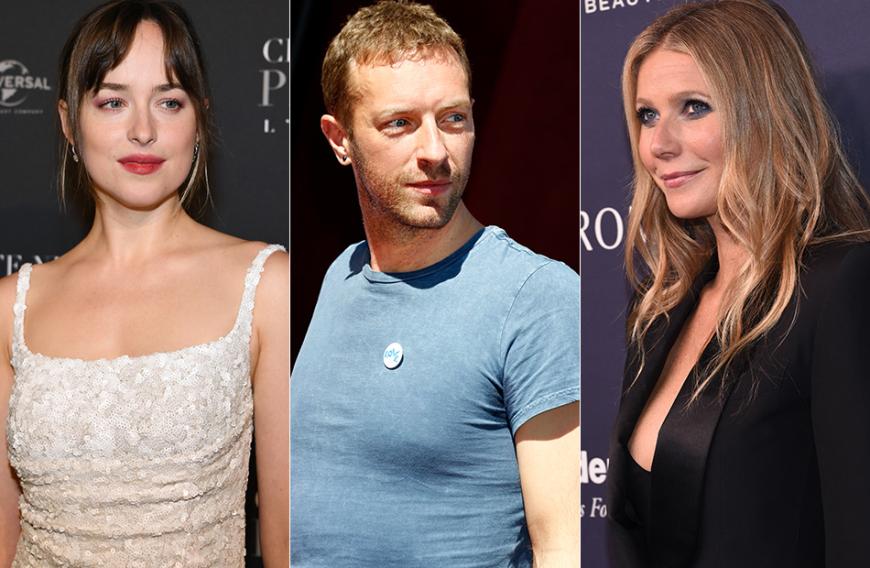 Eifersuchts-Drama um Chris Martin und Ex-Frau Gwyneth Paltrow (r.)! Eigentlich verstehen sich die beiden Ex-Eheleute sehr gut, doch die junge Dakota Johnson (l.) scheint Gwynnie ein Dorn im Auge zu sein.