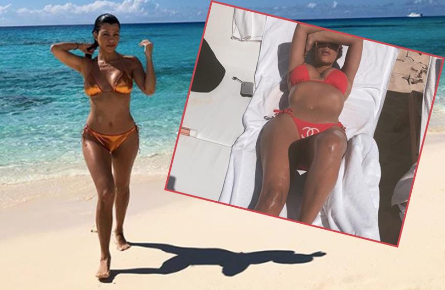 Kourtney oder Kim Kardashian? Die Schwestern lieferten sich ein echtes Body-Duell via Instagram ab. 