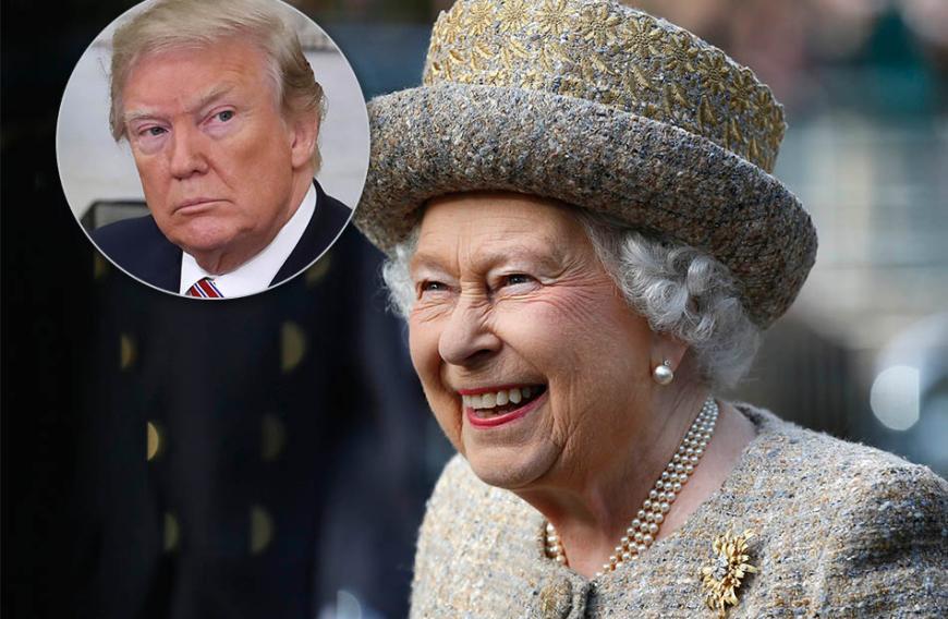 Königin Elizabeth II. erlaubte sich kürzlich einen Spaß – auf Kosten des US-Präsidenten Donald Trump.