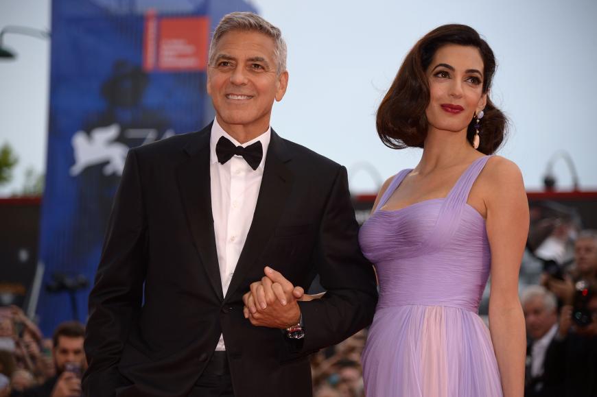 Amal und George Clooney