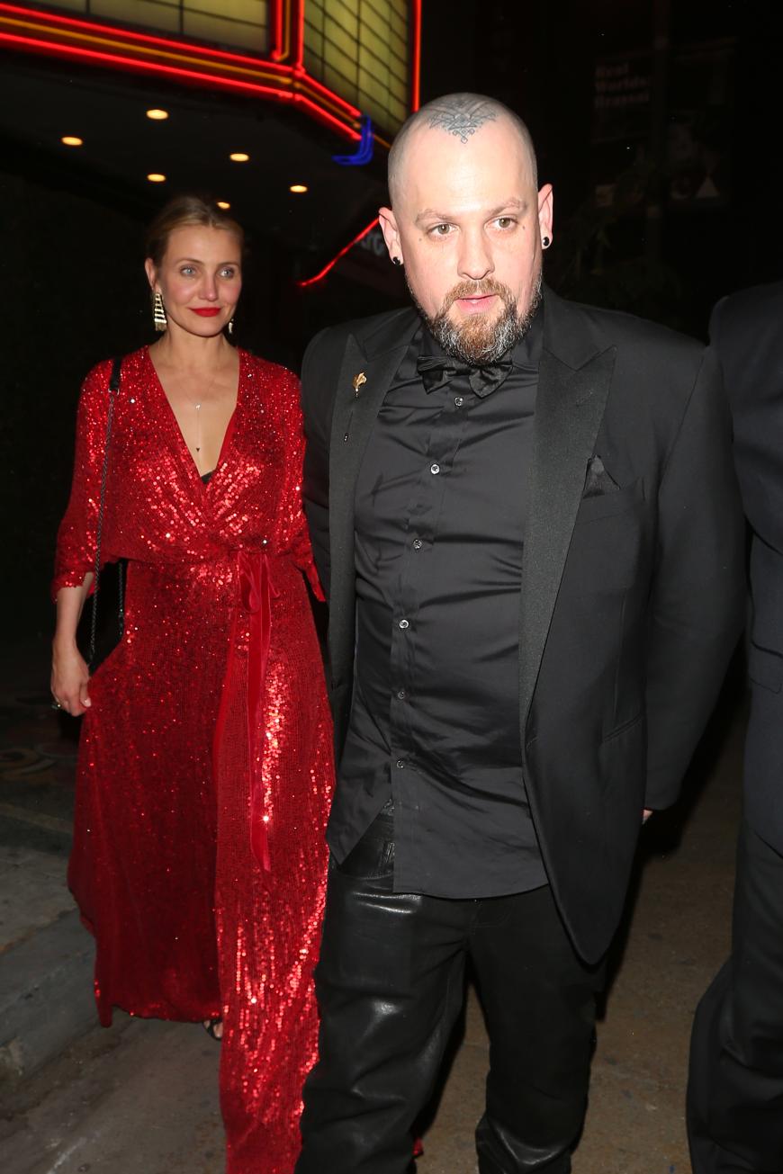 Auch Cameron Diaz und Ehemann Benji Madden ließen sich auf der Verlobungsfeier blicken.