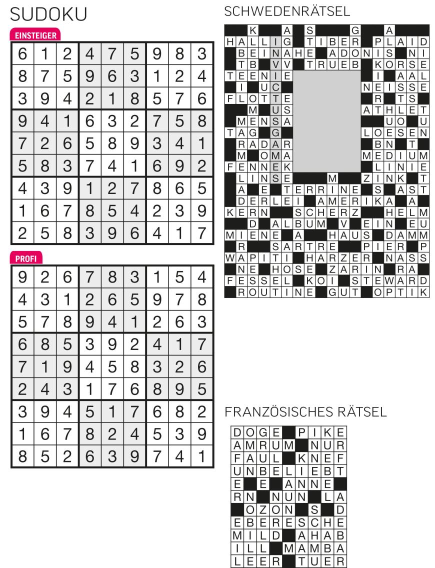 Sudoku- und Rätselauflösung ab Magazin 01/2015 - Bild 18