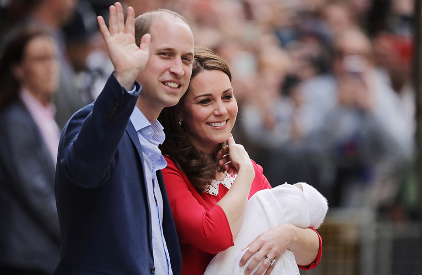 Prinz William und Herzogin Kate sind am 23. April zum dritten Mal Eltern geworden.