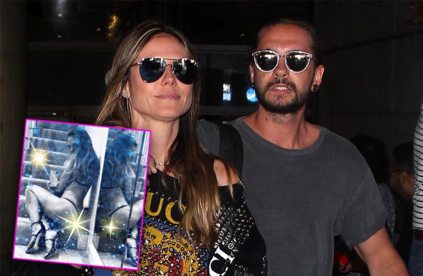 Erst die ständig wechselnden viel jüngeren Partner und jetzt DAS - Auf Instagram präsentiert sich Heidi Klum in XS-String und BH.
