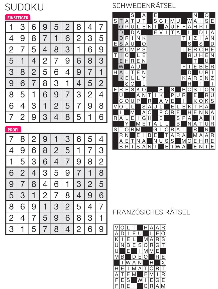 Sudoku- und Rätselauflösung ab Magazin 01/2015 - Bild 16