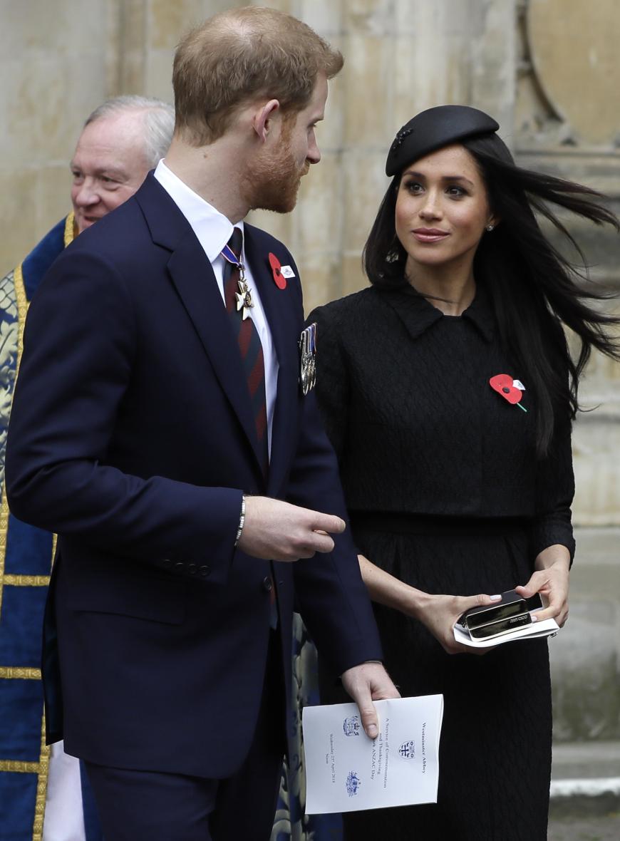 Prinz Harry deutlich erschlankt am ANZAC Day vor wenigen Tagen in London.