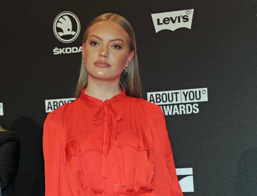 Auch Model Cheyenne Ochsenknecht kam zur Verleihung.