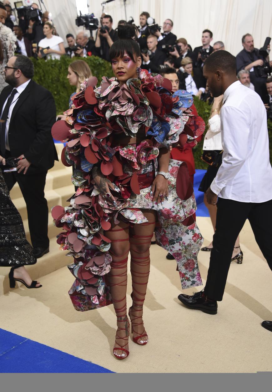 Sängerin Rihanna war 2017 in ihrer Kreation von
