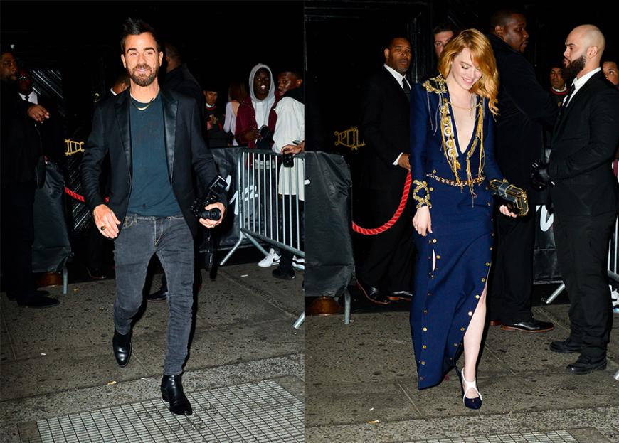 Na, fühlt sich da jemand ertappt? Als Justin Theroux und Emma Stone fast zeigleich die Met-Gala am 7. Mai verließen, hatten beide ein verschmitzes Grinsen im Gesicht. 