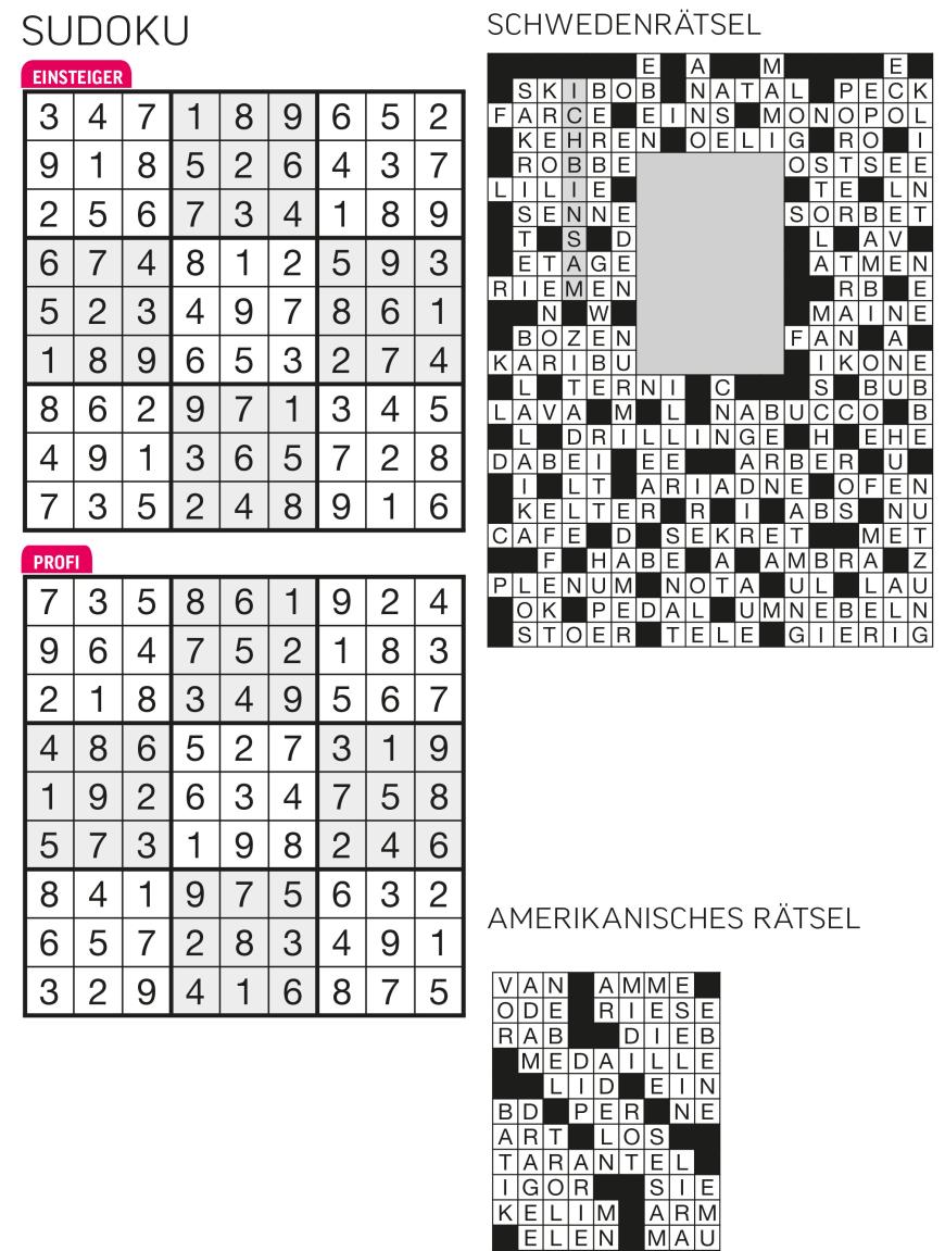 Sudoku- und Rätselauflösung ab Magazin 01/2015 - Bild 15