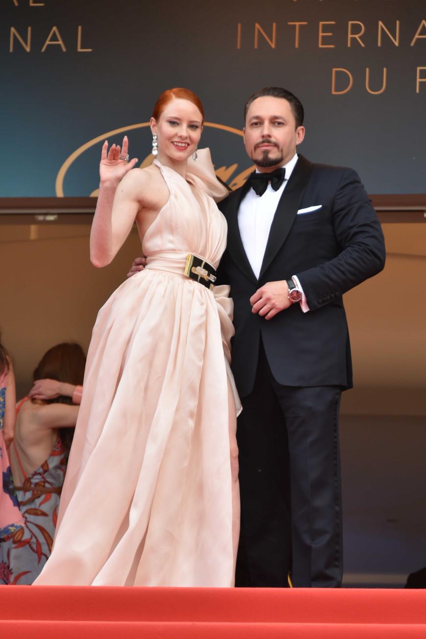 Model Barbara Meier und Klemens Hallmann haben sich in Cannes verlobt.