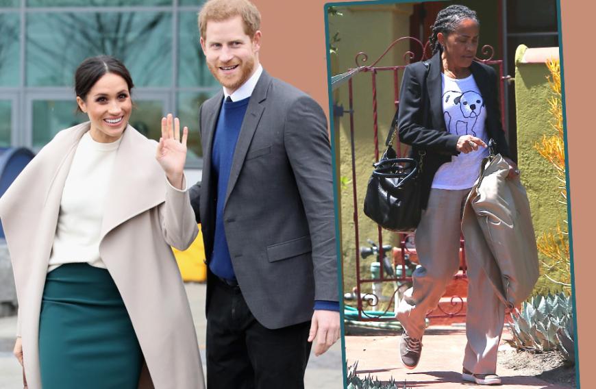 Auf nach Windsor! Meghan Markles Mutter Doria Ragland (r.) reist ab zur royalen Hochzeit. Wird sie ihre Tochter zum Altar führen?