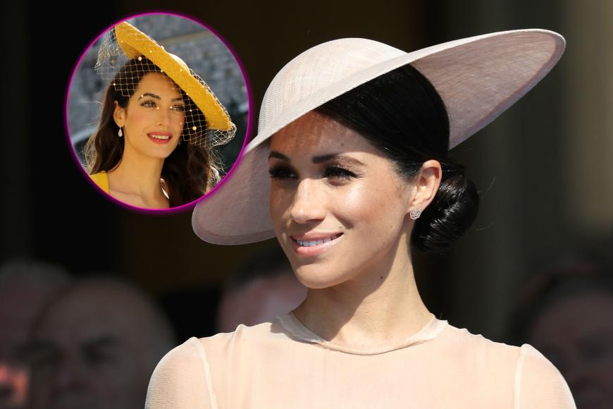 Herzogin Meghan und Amal Clooney scheinen den selben Geschmack zu haben: Beide hegen ein Interesse für britische Designer.