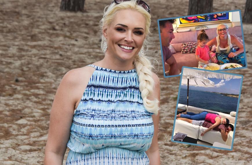 Schlabberhose, bestelltes Essen und Hornbrille: So entspannt feierte Daniela Katzenberger ihren zweiten Hochzeitstag mit Lucas Cordalis.