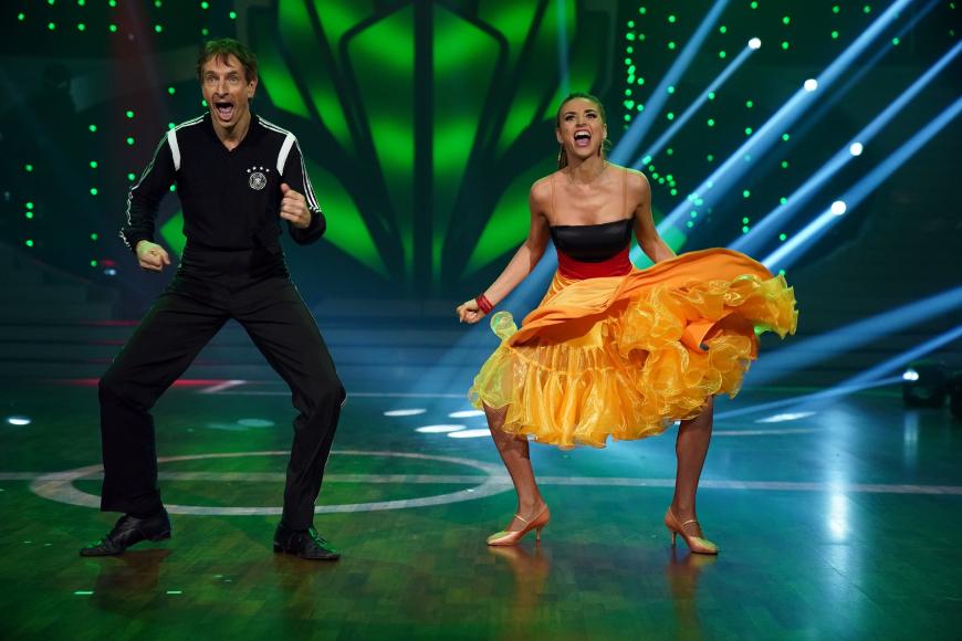 Beim Quickstep stellte der Comedian sein Tanzkönnen noch einmal unter Beweis.