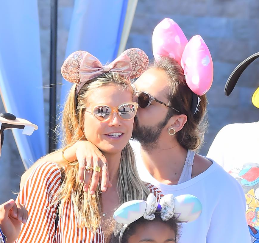 Heidi Klum und Tom Kaulitz verbrachten einen Tag im Disneyland.