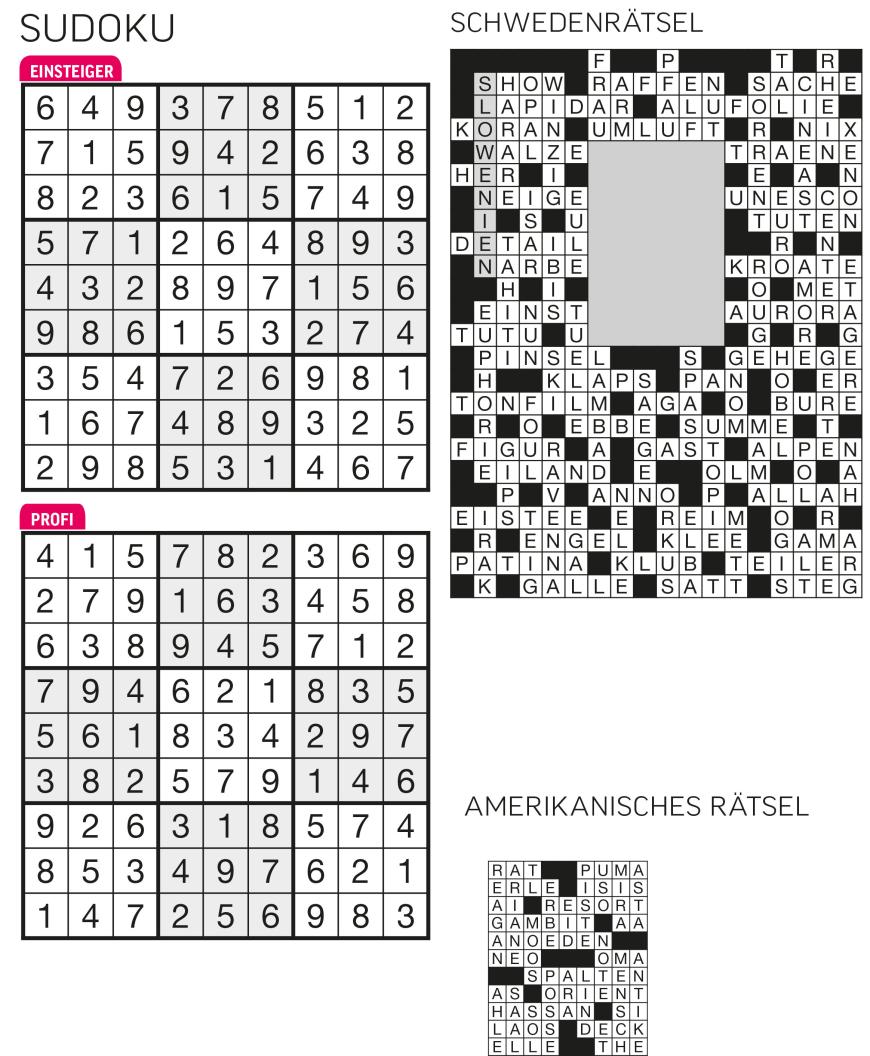 Sudoku- und Rätselauflösung ab Magazin 01/2015 - Bild 9