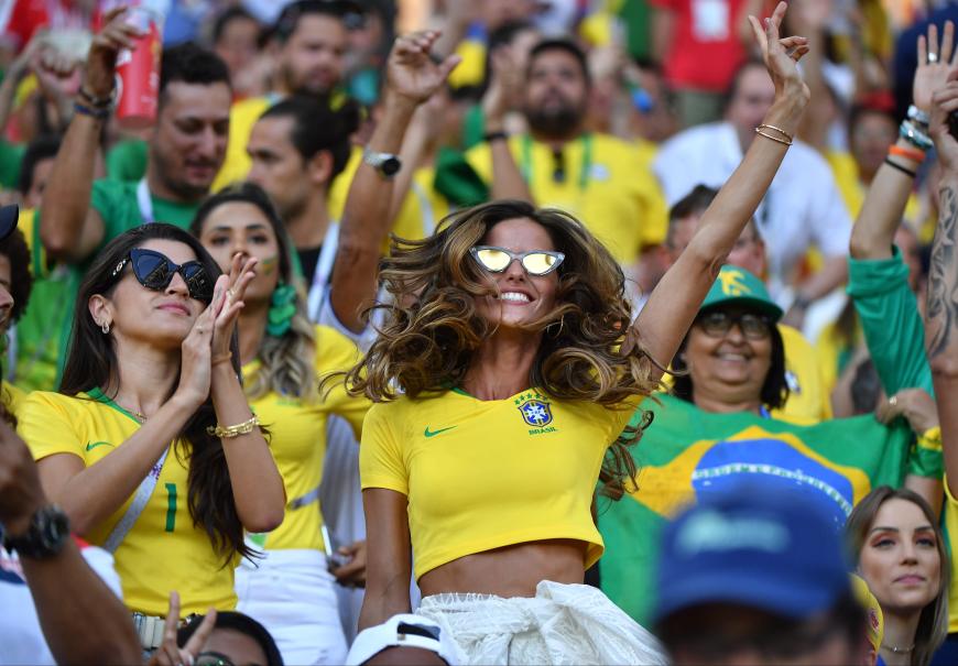 Izabel Goulart jubelte lieber für die brasilianische Nationalmannschaft ...