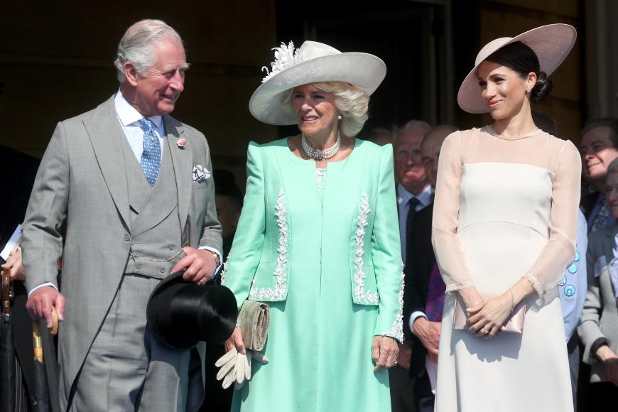 Meghan bewies nämlich seit ihrem ersten öffentlichen Auftritt stets Stilbewusstsein und Eleganz, wie hier auf der 70. Geburtstagsfeier von Prinz Charles.
