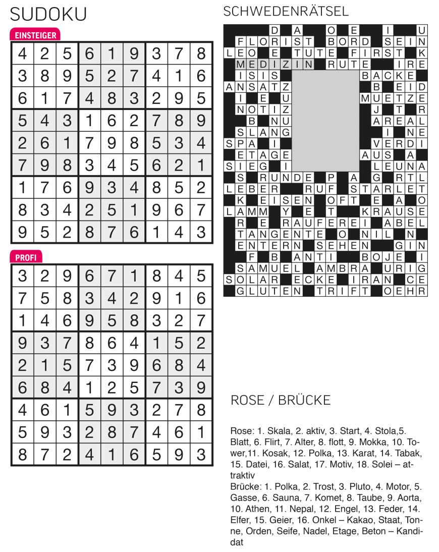 Sudoku- und Rätselauflösung ab Magazin 01/2015 - Bild 8