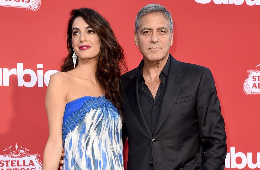 Amal und George Clooney im Oktober in Los Angeles. Herrscht bei den beiden schon da absolute Funkstille?