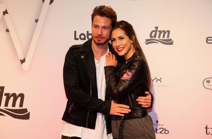 Sebastian Pannek und Clea-Lacy Juhn im November zusammen auf der GLOW in Berlin – ob es da schon gekriselt hat?