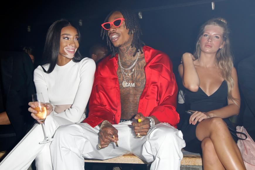 Winnie Harlow, Wiz Khalifa und Lottie Moss nahmen in der ersten Reihe der