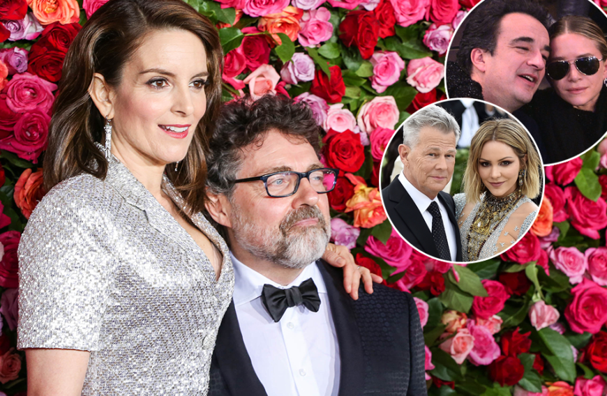 Tina Fey und Jeff Richmond (links), Mary-Kate Olsen und Olivier Sarkozy (rechts oben) und Katharine McPhee und David Foster (Mitte) haben alle etwas gemeinsam: Sie alle führen eine Beziehung mit einem Partner, der so ganz anders ist, als sie selbst.